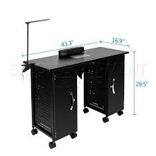 nail salon metal manicure table with