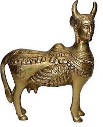 Emporium Brass Kamdhenu Cow Statue For