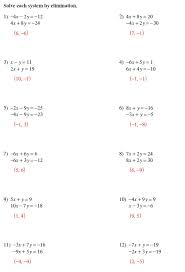linear quadratic systems elimination