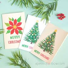 This is a digital product download. Free Printable Christmas Cards 2 Beautiful Designs A Piece Of Rainbow