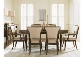 Formal dining room table with two arm chairs and six side chairs. Lexington Tower Place 8 Piece Formal Dining Room Group Jacksonville Furniture Mart Formal Dining Room Groups