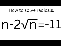Solving Radical Equation Involving