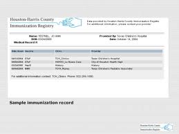 Informatics Assessment Of An Immunization Registry