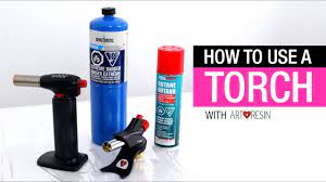 How To Use A Torch With Resin - YouTube