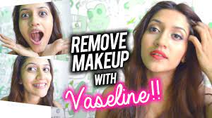 makeup removal in secs with vaseline