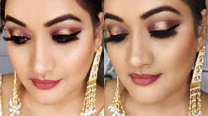 indian party makeup glitter eye makeup