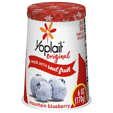 yoplait yogurt low fat mountain blueberry