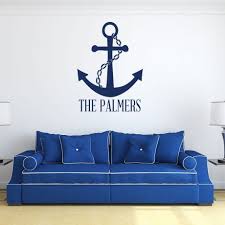 Personalized Ship Anchor Family Name