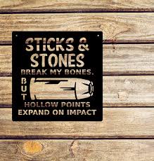 sticks and stones freedom metal design
