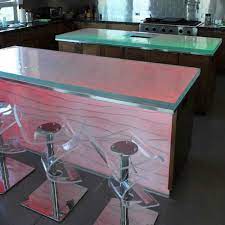 Bathroom Solid Glass Countertops