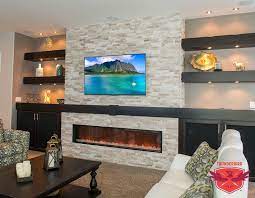 Modern Stone Wall Feature Wall Living