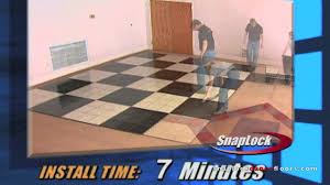 snaplock dance floors installation