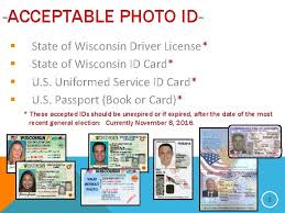 Acceptable forms of id include a valid wisconsin driver's license, wisconsin state id, u.s. Voting In Wisconsin And The Voter Photo Id