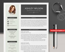 Free word resume template with cover letter. Professional Resume Professional Modern Cv Template