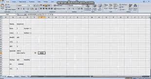 Decoration And More Microsoft Excel Rpg Character Sheet Tutorial 3 Finale
