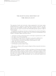 Pdf Routledge History Of The Holocaust Jonathan Friedman