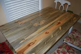 Antique Rustic Pine Table Top