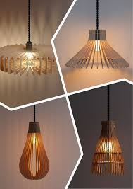 Wood Lamps Collection Shade Lamp