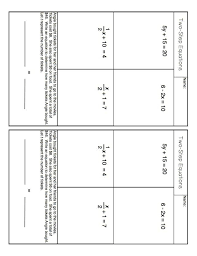 Two Step Pdf Two Step Equations