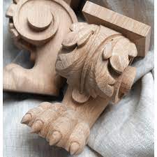 wooden unfinished carved furniture legs