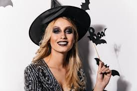 free photo cheerful young witch