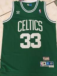 Yall want to know whats the most scary thing abou. Boston Celtics 33 Larry Bird Hardwood Classics Sewn Jersey Etsy
