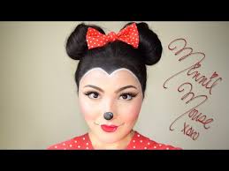 minnie mouse makeup and hair halloween