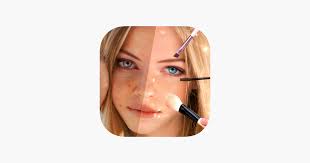 visage airbrush photo maker on the app