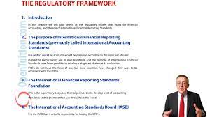 regulatory framework acca financial
