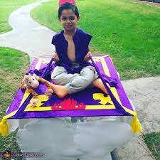 aladdin on a flying carpet illusion costume