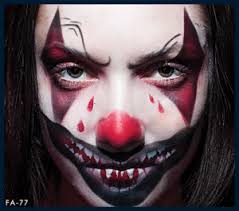 fa0077 evil clown eba performance makeup