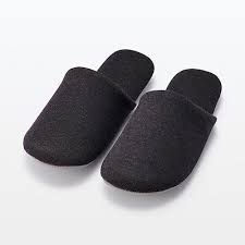 soft slippers l25 26 5cm dark grey muji