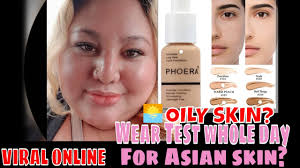 Phoera Foundation Coverage Matte Liquid For Oily Skin Viral Online Whole Day Test Under The Sun