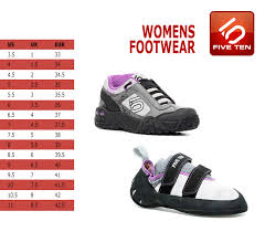 Five Ten Shoe Size Chart Best Picture Of Chart Anyimage Org