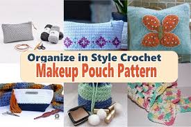 crochet makeup pouch pattern