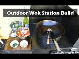 outdoor wok station high power burner