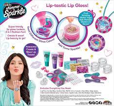 gem lip gloss lockets diy activity set