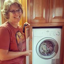 Washer and dryer in one for camper. Rv Washer Dryer Combo You Need One Of These Rv Washer Dryer Camper Storage Ideas Travel Trailers Washer Dryer Combo