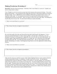 Use in class or home. Making Predictions Worksheets And Lessons Ereading Worksheets