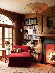 Extremely Cozy Fireplace Reading Nooks