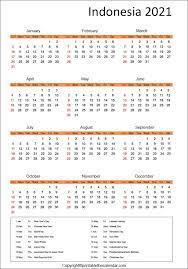 All these days are available for public and officials too. Indonesia Calendar 2021 With Holidays Free Printable Template Printable The Calendar