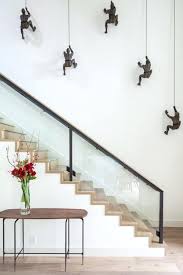 stylish stair wall decoration designs