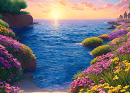 beach party background image