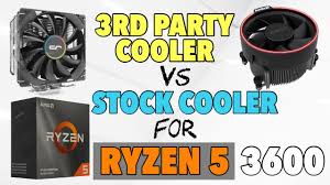 This sparked a question in me. Amd Ryzen 5 3600 Stock Cooler Vs After Market Cooler Test Should You Upgrade W Benchmarks Youtube