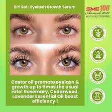 diy set eyelash eyebrow growth serum