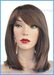Details About 100 Heat Friendly Wig Medium Bob With Bangs Attractive Sexy Color Fs4 30 1317