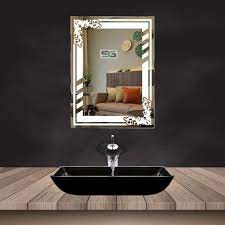 Square Frosted Mirror For Home Size