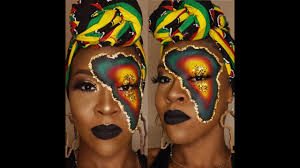 african continent makeup tutorial