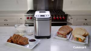 Cuisinart bread dough maker machine breadmaker recipe. Compact Automatic Breadmaker Cbk 110 Youtube