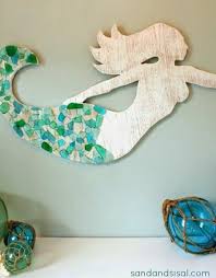 Make A Wood Mermaid For Wall Decor